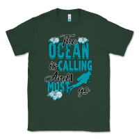 Sports Green The Ocean Is Calling Classic Tee - Bettercallsaul