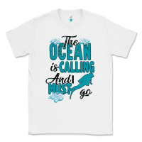 White The Ocean Is Calling Classic Tee - Bettercallsaul