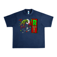 Navy Christmas Character Nurse Urban Heavy Tee - NancyCooperArtShop