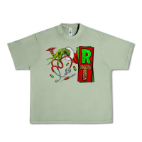 Oil Green Christmas Character Nurse Urban Heavy Tee - NancyCooperArtShop