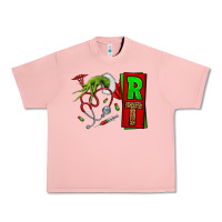 Salmon Christmas Character Nurse Urban Heavy Tee - NancyCooperArtShop