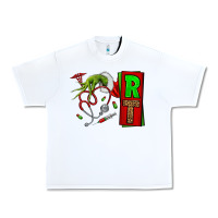 White Christmas Character Nurse Urban Heavy Tee - NancyCooperArtShop