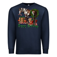 Happy Holidays Mustang Horse Premium Sweatshirt | Teevron