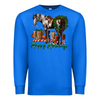 True Royal happy holidays mustang horse Premium Sweatshirt - LillyAllenDesigns