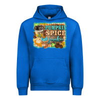 Cobalt pumpkin spice junkie Urban Hoodie - BarkalooDesign