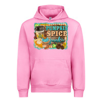 Fuchsia Pink pumpkin spice junkie Urban Hoodie - BarkalooDesign