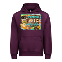 Mauve Wine pumpkin spice junkie Urban Hoodie - BarkalooDesign