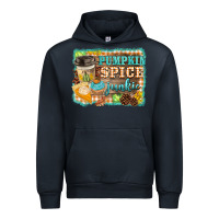 Navy pumpkin spice junkie Urban Hoodie - BarkalooDesign
