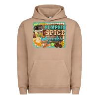 Pigment Burro pumpkin spice junkie Urban Hoodie - BarkalooDesign