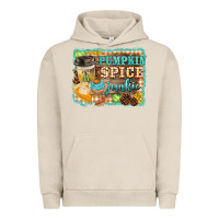 Pigment French Oak pumpkin spice junkie Urban Hoodie - BarkalooDesign