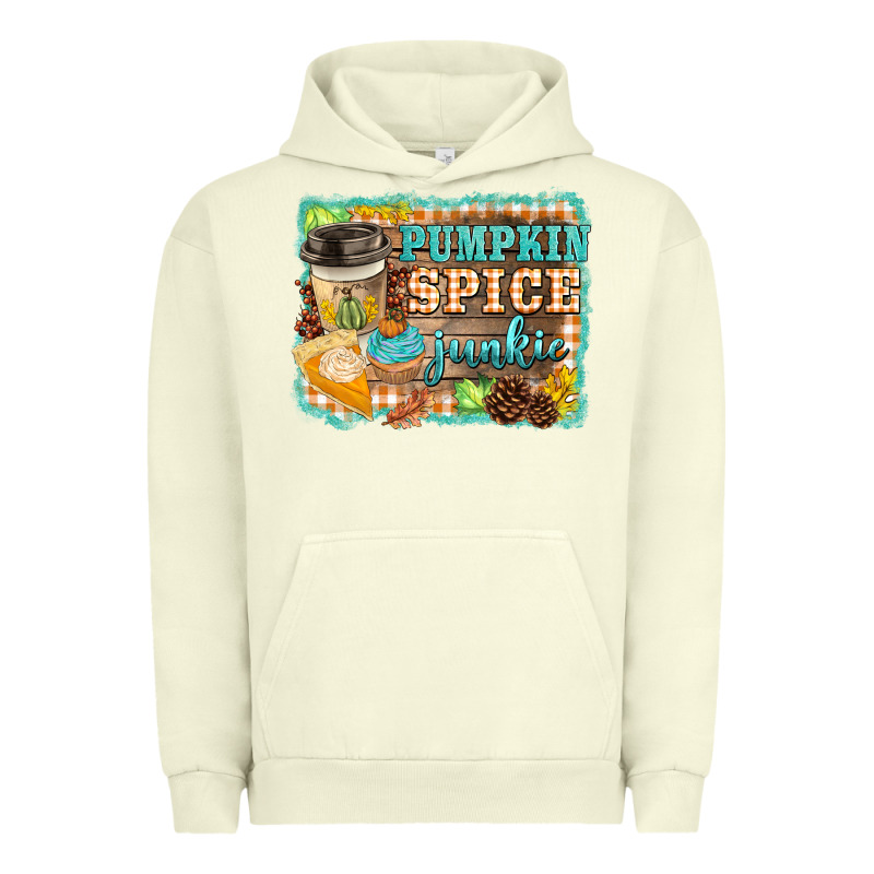 Pumpkin Spice Junkie Urban Hoodie by BarkalooDesign | Teevron