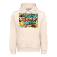 Sandshell pumpkin spice junkie Urban Hoodie - BarkalooDesign