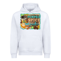 White pumpkin spice junkie Urban Hoodie - BarkalooDesign