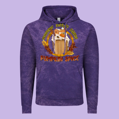 Mommy Needs Some Pumpkin Spice Vintage Hoodie Designed By Texasbilliewilder
