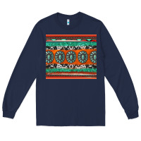 Navy turquoise gemstone western Long Sleeve Tee - Jasminsmagicworld