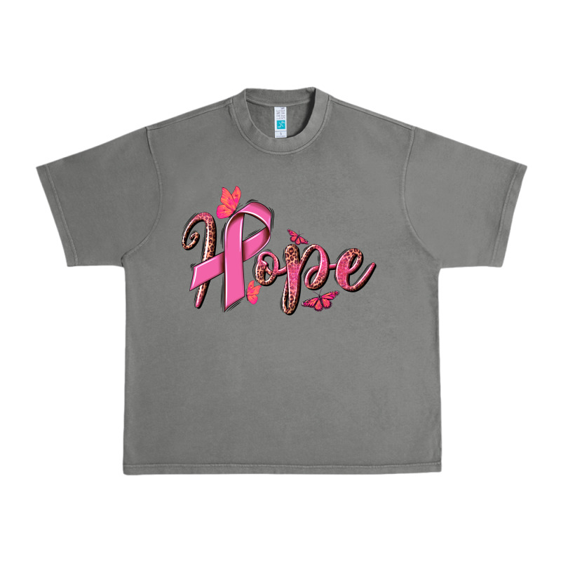 Hope Breast Cancer Urban Heavy Tee by NancyCooperArtShop | Teevron