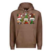 Chestnut Christmas Gnomes Premium Hoodie - BundleAndBundleShop