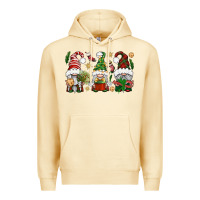 Pina Colada Christmas Gnomes Premium Hoodie - BundleAndBundleShop