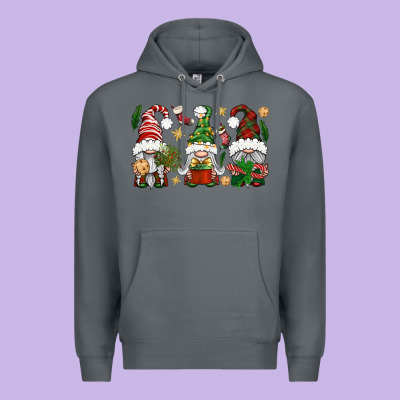 Christmas Gnomes Premium Hoodie Designed By Bundleandbundleshop