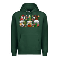 Sports Green Christmas Gnomes Premium Hoodie - BundleAndBundleShop