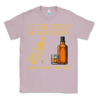 Lilac I Like Bourbon and Golf and Maybe 3 People Whiskey Classic Tee - tuanDangUi