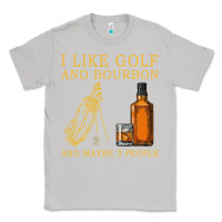 Moon Dust I Like Bourbon and Golf and Maybe 3 People Whiskey Classic Tee - tuanDangUi