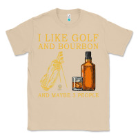 Mushroom I Like Bourbon and Golf and Maybe 3 People Whiskey Classic Tee - tuanDangUi