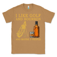Toasted Coconut I Like Bourbon and Golf and Maybe 3 People Whiskey Classic Tee - tuanDangUi