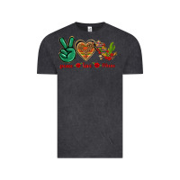 Vintage Black Peace Love Mexico Vintage Tee - texasbilliewilder