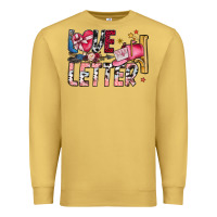 Antique Gold Love Letter Premium Sweatshirt - SublimationCraftShop