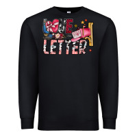 Black Love Letter Premium Sweatshirt - SublimationCraftShop