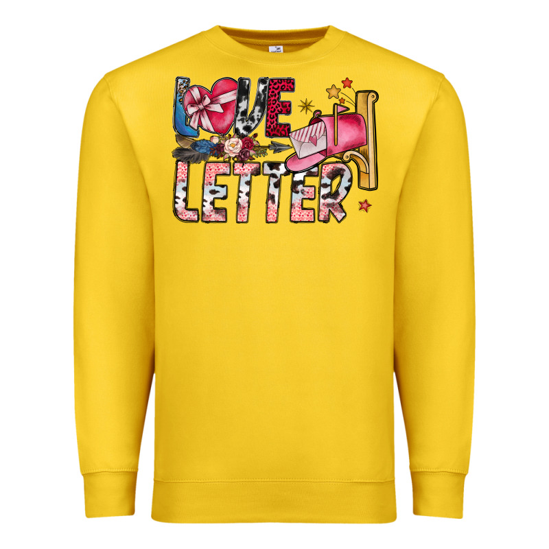 Love Letter Premium Sweatshirt by SublimationCraftShop | Teevron