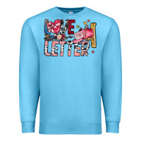 Ocean Blue Love Letter Premium Sweatshirt - SublimationCraftShop