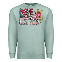 Seafoam Love Letter Premium Sweatshirt - SublimationCraftShop