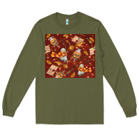 Army Green wizard items with glitter Long Sleeve Tee - TumblerDesignByShophia