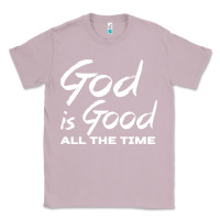 Lilac God Is Good All The Time Christian Worship Classic Tee - tuanDangUi