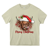 Mossy mooey christmas cow Heavy Core Tee - JahusDesignShop