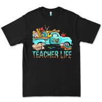 Black Teacher Life With Truck Premium Tee - BundleAndBundleShop