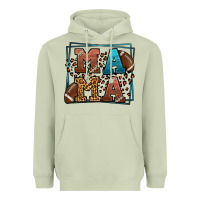 Matcha American Football Mama Mother's Day Heavyweight Hoodie - LillyAllenDesigns
