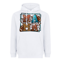 White American Football Mama Mother's Day Heavyweight Hoodie - LillyAllenDesigns