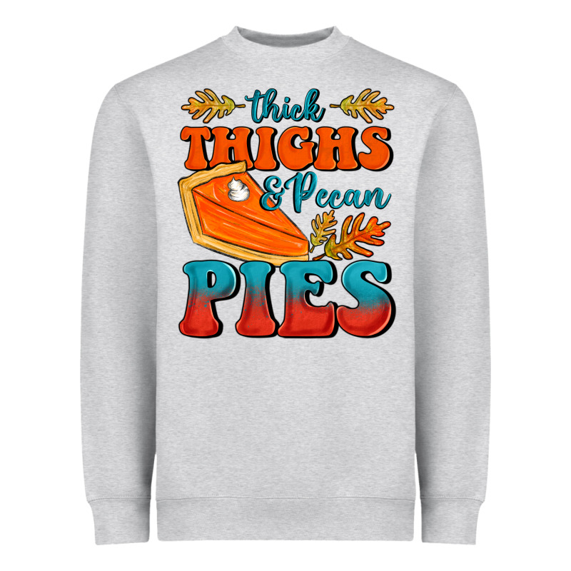 Thick Thighs&pecan Pies Heavyweight Sweatshirt by FaDigitalArtStudio | Teevron