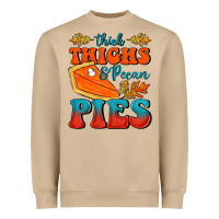 Mushroom Thick Thighs&Pecan Pies Heavyweight Sweatshirt - FaDigitalArtStudio