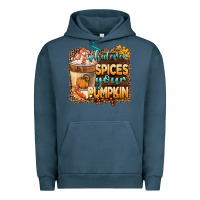 Pigment Midnight Navy whatever spıces your pumpkin Urban Hoodie - BarkalooDesign