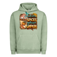 Pigment Oil Green whatever spıces your pumpkin Urban Hoodie - BarkalooDesign