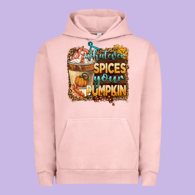 Whatever Spıces Your Pumpkin Urban Hoodie Designed By Barkaloodesign