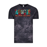 Cloud Black Auntie Like a Mom Only Cooler Vintage Tee - texasbilliewilder