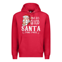 Cardinal i'm so good santa came twice christmas pajama funn Premium Hoodie - tuanDangUi