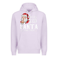 Lilac i'm so good santa came twice christmas pajama funn Premium Hoodie - tuanDangUi