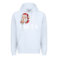 White i'm so good santa came twice christmas pajama funn Premium Hoodie - tuanDangUi