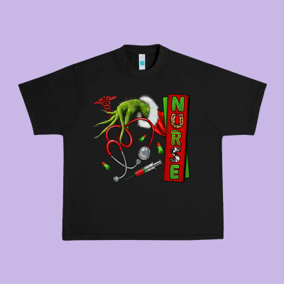 Christmas Character Urban Heavy Tee Designed By Nancycooperartshop